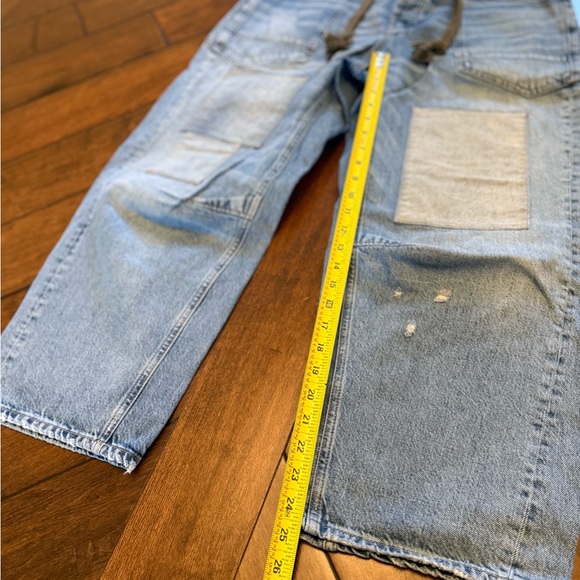 We The Free Moxie Pull-On Barrel Jeans- Truest Blue - Picture 6 of 10